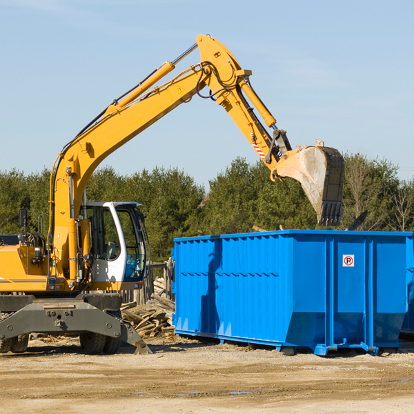 how many times can i have a residential dumpster rental emptied in Woody California